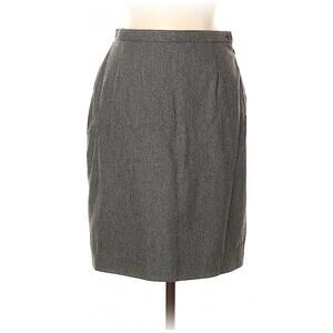 VINTAGE EUC! Giorgio Armani Classic 90s Gray Wool Skirt Size 42IT / US Size 6